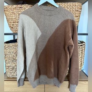 Brown wool sweater